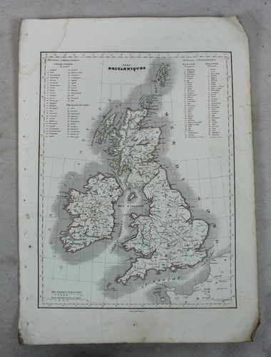 Carte atlas 1832 - de, monin