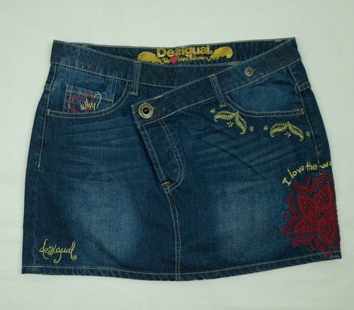 Jupe femme desigual denim - femme,