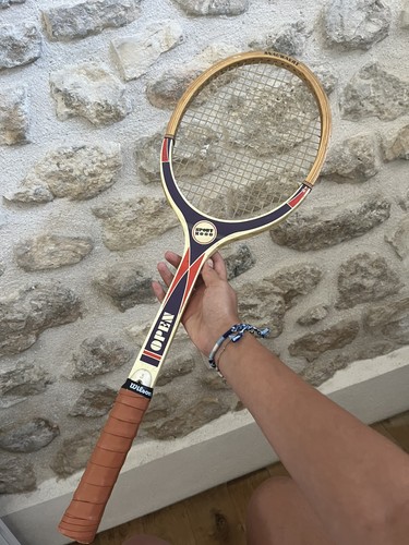 Raquette tennis bois - raquette,