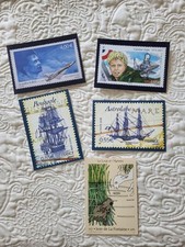 Carte prétimbrée Boussole Astrolabe Caroline AIGLE Jacqueline AURIOL Loup Agneau