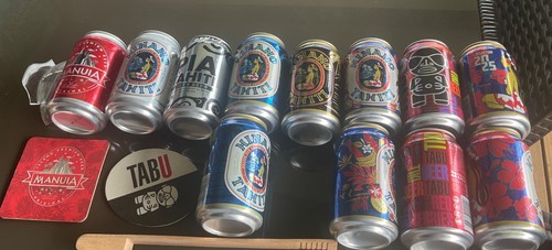 Cannettes bière tahiti 2 - 8, +