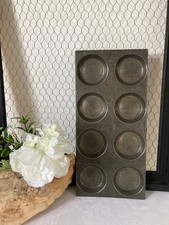 825⚜️ Ancien Moule à Gateaux Professionnelle Plaque de Cuisson en Métal Vintage