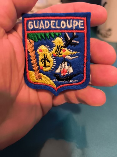 Ecusson brodé guadeloupe - brodé,