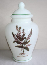 Pot à pharmacie ancien en opaline Italie " Veronica Anagallis aquatica "