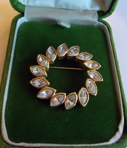 Brillant swarovski plaqué - swarovski, or