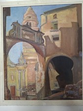  1 Huile Sur Bois (1951  )Orientaliste 