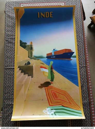 Affiche bateau - affiche,