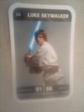 carte leclerc star wars n°60 luke skywalker