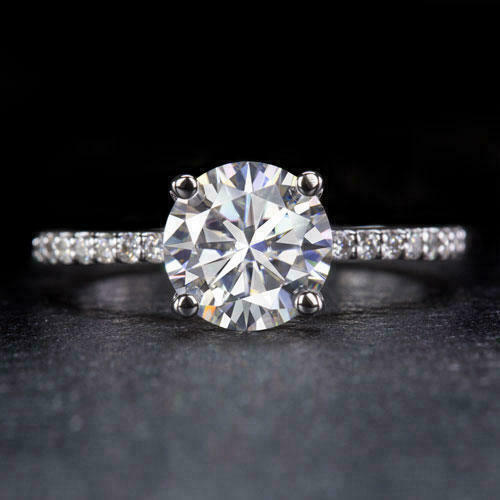 Bague fiançailles blanche - fiançailles,