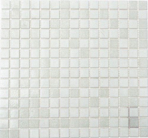 Mosaïque carreau verre blanc