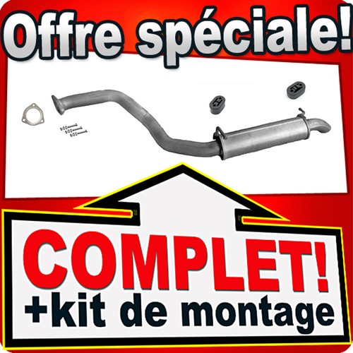 Silencieux arriere pour - silencieux,