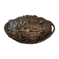 Ancien Vide-poche En Bronze