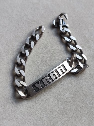 Vintage bracelet gourmette - , en