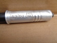 Pompe vélo course Motobécane Lapize  couleur noire et alu ( compressé 39,5 cm)