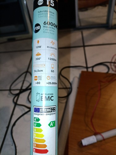 Lot ampoules led tube - tube, g5
