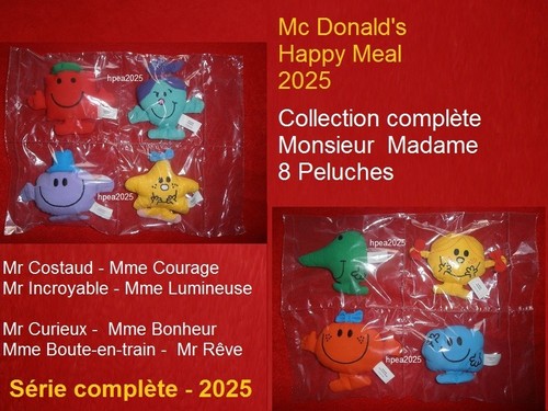 Lot complet peluches mr - peluches,
