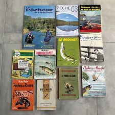 Lot 11 Livres Sur La Pêche Brochet Rivière Pêche À La Mouche…