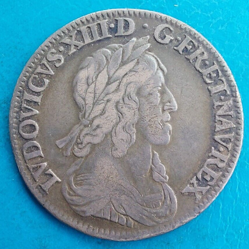 Louis xiii quart d - 1/4, d'écu