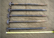 5 piquets clou L40 cm médic Hopital post Us ww2 tente Small Wall