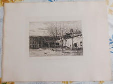 ancienne eau forte lucien