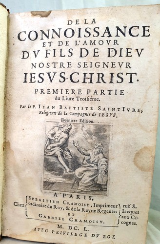 Livre ancien 1650 - livre, jÉsuite