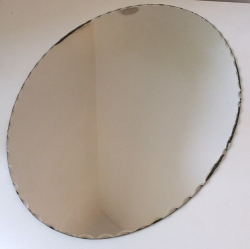 Plateau ovale verre - , biseauté