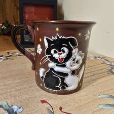 Café, tasse à thé, tasse en céramique exclusive peinte à la main 300 ml