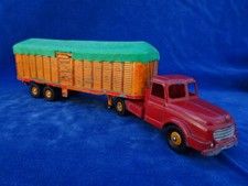 DINKY SUPERTOYS 1:43 TRACTEUR WILLEME ET SEMI-REMORQUE BACHE 36B