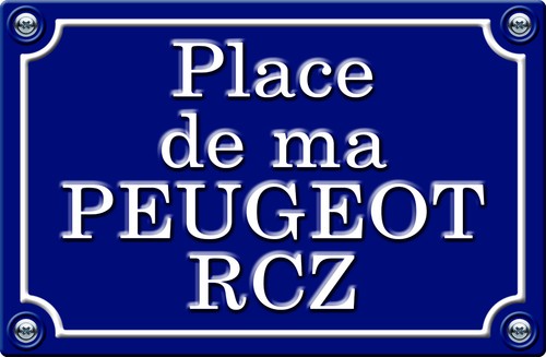 Place peugeot rcz - de,