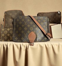 Louis Vuitton Vintage Lot 70s/80s Cartouchiere PM MM WICO Pouch Wallet Notebook