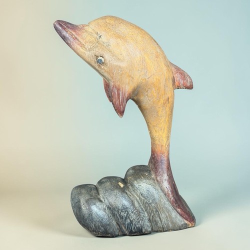 Dauphin sautant bois - dauphin,