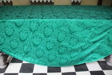 Grande nappe ronde verte
