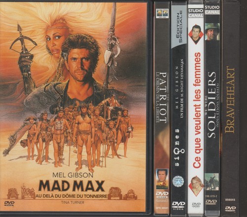 Lot dvd avec mel gibson - dvd,