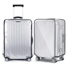 Housse Valise Protection 2Pcs Housse de Valise en PVC Transparent 28 Pouce Ho...