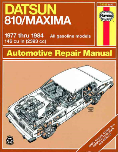 Manuel datsun 810 maxima - manuel, 810/maxima