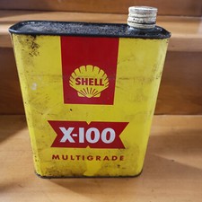 boite en métal  Shell X-100