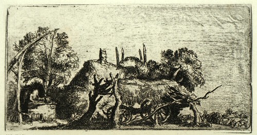 Femme puit gravure - au,