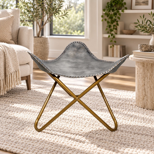 Pouf repose pieds pliable - repose-pieds, en