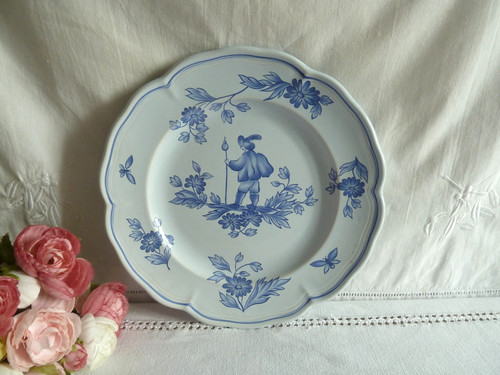 Assiette décorative faience