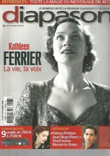 DIAPASON N°563 KATHLEEN FERRIER / P. PETIBON / J.D FLOREZ / Y. IVANOV