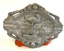 Ancienne plaque souvenir des potasses d'Alsace