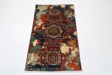 Tapis abstrait en laine noué