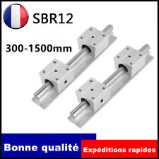 SBR12 300-1500mm Glissière linéaire guidage + 4*SBR12UU kit de bloc de roulement