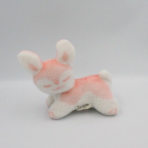 Doudou peluche lapin - peluche, blanc