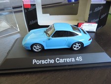 PORSCHE 911 993 4S bleue SCHUCO 1/43