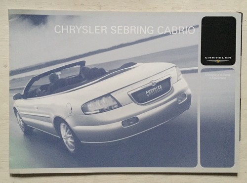 Depliant chrysler sebring - chrysler,