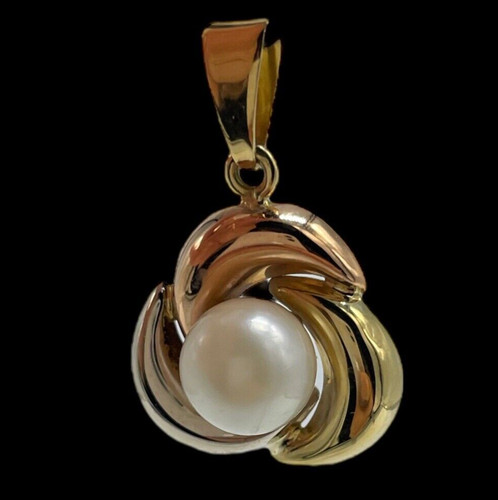 Pendentif perle naturel or - perle,