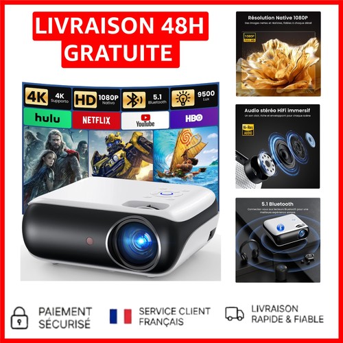 Projecteur bluetooth 1080p - projecteur,