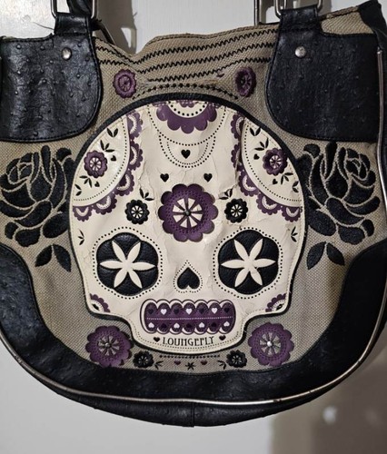 Loungefly sugar skull shoulder - loungefly,