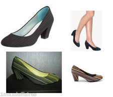 Escarpins UNITED NUDE Elastic Pump Mid Chaussures à talon Femme 5 Tailles NEUVES